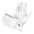 Gants polyvalents en cuir premium pour hommes et bandes velcro - Creamy White