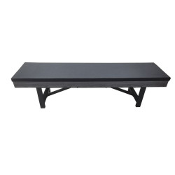 Banc de rangement en bois pour accessoires de billard et autres jeux de société