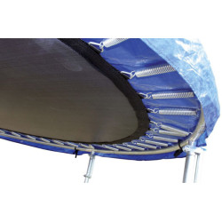 Trampoline haute sécurité avec filet de protection et échelle - Diamètre 244 cm