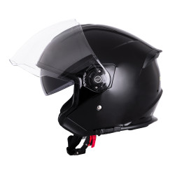 Casque de moto pour enfants avec visière solaire et ventilation - Taille 53 à 56