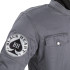 Veste de moto homme à capuche grise BLACK HEART - Taille S à 5XL