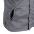 Veste de moto homme à capuche grise BLACK HEART - Taille S à 5XL