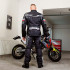 Blouson de Moto pour hommes de qualité premium avec doublure thermique - Taille S à 6XL