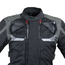 Blouson de Moto pour hommes de qualité premium avec doublure thermique - Taille S à 6XL