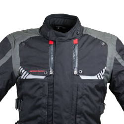 Blouson de Moto pour hommes de qualité premium avec doublure thermique - Taille S à 6XL