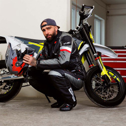 Blouson de Moto pour hommes de qualité premium avec doublure thermique - Taille S à 6XL