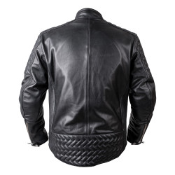 Veste de Moto en Cuir haut de gamme pour hommes ultra résistante - Taille S à 6XL