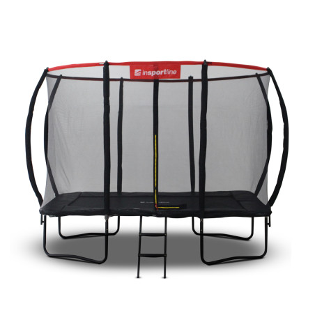 Trampoline rectangulaire avec filet de protection capacité 150kg - 183x274 cm