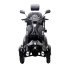 Scooter électrique à quatre roues avec autonomie de 50 km et 3 modes de vitesse de 6, 12 et 25 km/h - Écran numérique