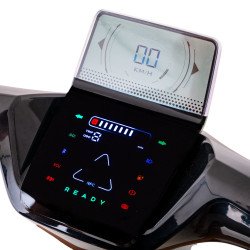 Scooter électrique confortable avec vitesse maximale de 45 km/h et autonomie de 75 km - Permis AM obligatoire