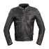 Blouson de moto pour hommes en cuir noir premium