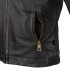 Blouson de moto pour hommes en cuir noir premium résistant - Taille M à 6XL