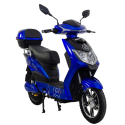Scooter silencieux à propulsion électrique 25 km/h max - Autonomie de 60 km sans permis