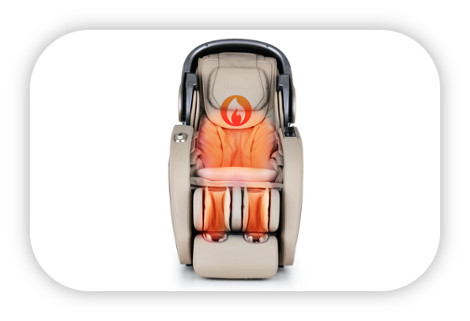 Chauffage dos et jambes fauteuil massant