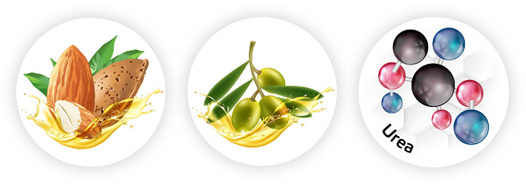 huile-olive-amande-uree